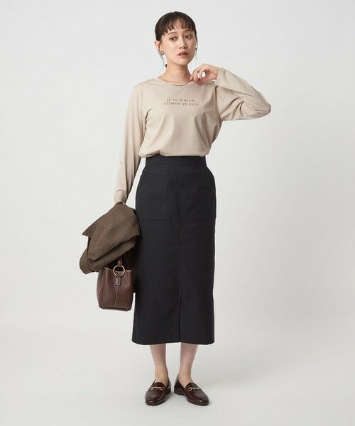 green label relaxing / グリーンレーベル リラクシング カットソー | ロゴ ロングスリーブ カットソー | 詳細7