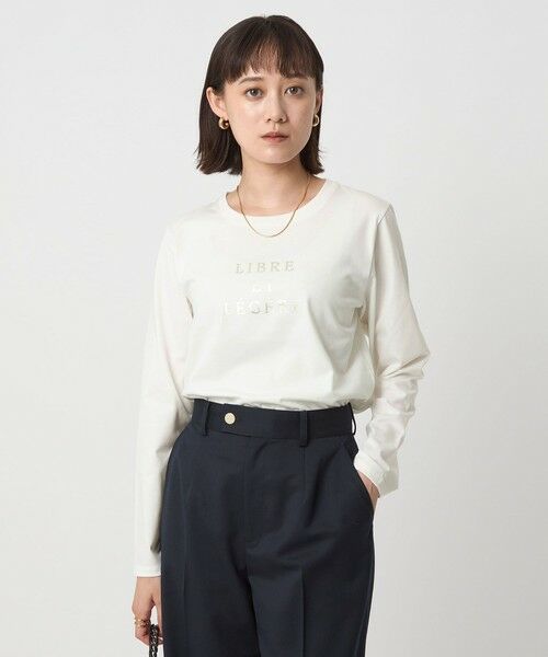 green label relaxing / グリーンレーベル リラクシング カットソー | ロゴ ロングスリーブ カットソー | 詳細9