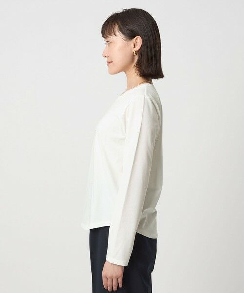 green label relaxing / グリーンレーベル リラクシング カットソー | ロゴ ロングスリーブ カットソー | 詳細13