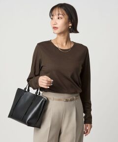 green label relaxing / グリーンレーベル リラクシング カットソー | ＜1_OF MINE＞テンジク ロングスリーブ カットソー