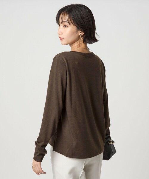 green label relaxing / グリーンレーベル リラクシング カットソー | ＜1_OF MINE＞テンジク ロングスリーブ カットソー | 詳細9