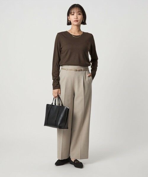 green label relaxing / グリーンレーベル リラクシング カットソー | ＜1_OF MINE＞テンジク ロングスリーブ カットソー | 詳細11