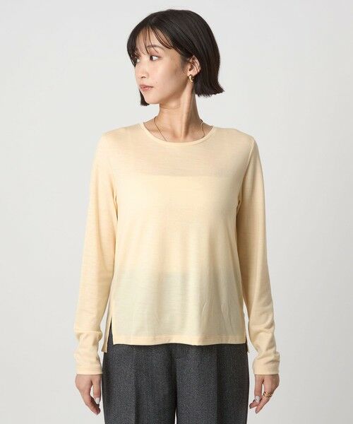 green label relaxing / グリーンレーベル リラクシング カットソー | ＜1_OF MINE＞テンジク ロングスリーブ カットソー | 詳細18