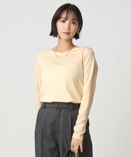 green label relaxing / グリーンレーベル リラクシング カットソー | ＜1_OF MINE＞テンジク ロングスリーブ カットソー | 詳細15