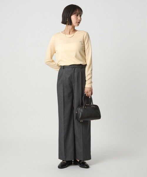 green label relaxing / グリーンレーベル リラクシング カットソー | ＜1_OF MINE＞テンジク ロングスリーブ カットソー | 詳細17