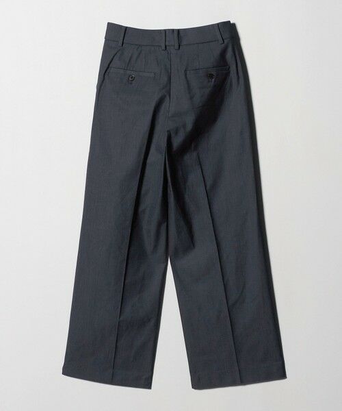 green label relaxing / グリーンレーベル リラクシング スラックス・ドレスパンツ | ［size SHORT/TALLあり］キチントボトムス カバー ワイド パンツ シャンブレー | 詳細10