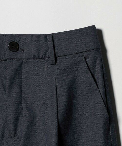 green label relaxing / グリーンレーベル リラクシング スラックス・ドレスパンツ | ［size SHORT/TALLあり］キチントボトムス カバー ワイド パンツ シャンブレー | 詳細11