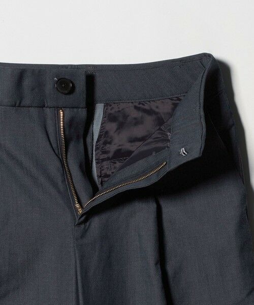 green label relaxing / グリーンレーベル リラクシング スラックス・ドレスパンツ | ［size SHORT/TALLあり］キチントボトムス カバー ワイド パンツ シャンブレー | 詳細14