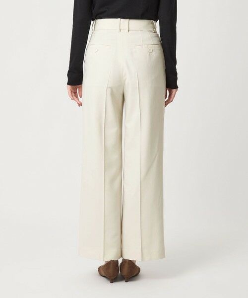 green label relaxing / グリーンレーベル リラクシング スラックス・ドレスパンツ | ［size SHORT/TALLあり］キチントボトムス カバー ワイド パンツ オフホワイト | 詳細16