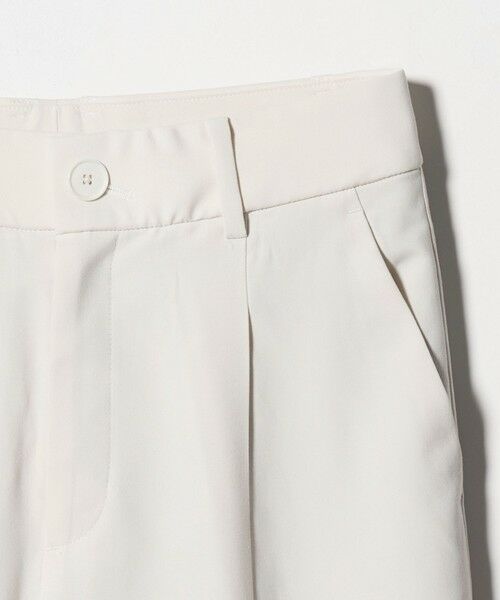 green label relaxing / グリーンレーベル リラクシング スラックス・ドレスパンツ | ［size SHORT/TALLあり］キチントボトムス カバー ワイド パンツ オフホワイト | 詳細24