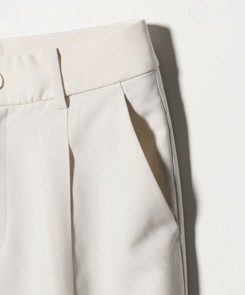 green label relaxing / グリーンレーベル リラクシング スラックス・ドレスパンツ | ［size SHORT/TALLあり］キチントボトムス カバー ワイド パンツ オフホワイト | 詳細25