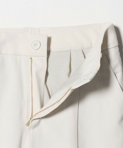 green label relaxing / グリーンレーベル リラクシング スラックス・ドレスパンツ | ［size SHORT/TALLあり］キチントボトムス カバー ワイド パンツ オフホワイト | 詳細27