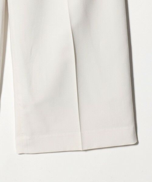 green label relaxing / グリーンレーベル リラクシング スラックス・ドレスパンツ | ［size SHORT/TALLあり］キチントボトムス カバー ワイド パンツ オフホワイト | 詳細28