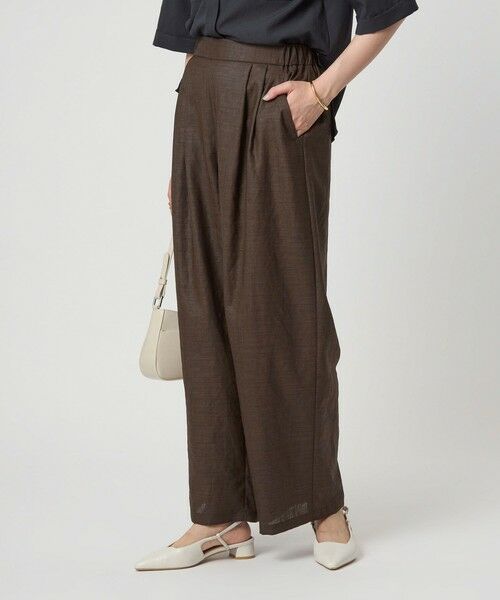 green label relaxing / グリーンレーベル リラクシング スラックス・ドレスパンツ | ライト エアリー パンツ | 詳細2