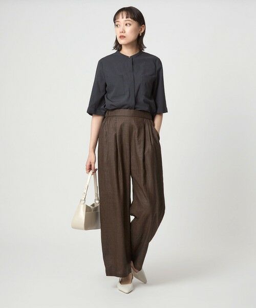 green label relaxing / グリーンレーベル リラクシング スラックス・ドレスパンツ | ライト エアリー パンツ | 詳細3