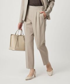 【スミレ】GREEN LABEL RELAXING ベージュパンツスーツ ユナイテッドアローズ グリーンレーベル リラクシングの
