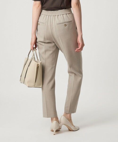 green label relaxing / グリーンレーベル リラクシング スラックス・ドレスパンツ | ［size SHORT/TALLあり］ダブルクロス テーパード パンツ ウォッシャブル ストレッチ | 詳細18