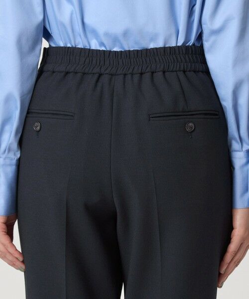 green label relaxing / グリーンレーベル リラクシング スラックス・ドレスパンツ | ［size SHORT/TALLあり］ダブルクロス テーパード パンツ ウォッシャブル ストレッチ | 詳細28