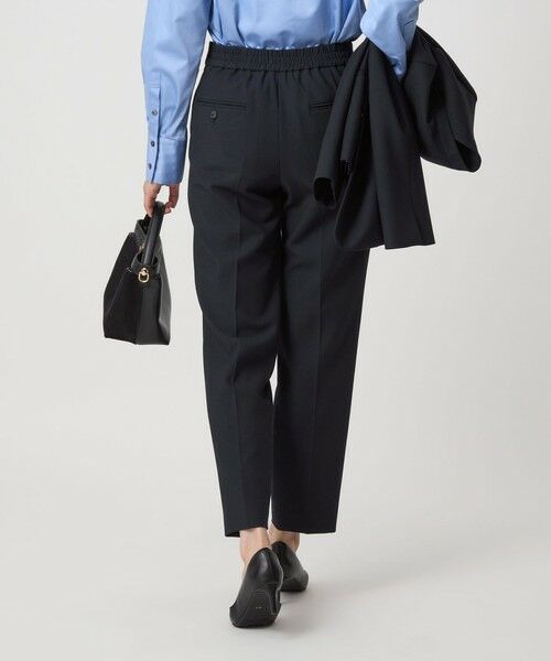 green label relaxing / グリーンレーベル リラクシング スラックス・ドレスパンツ | ［size SHORT/TALLあり］ダブルクロス テーパード パンツ ウォッシャブル ストレッチ | 詳細20