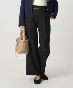 極美品♡グリーンレーベルリラクシング　ノーカラー　ワイドパンツ　ウエストリボン green label relaxing（グリーンレーベルリラクシング）の