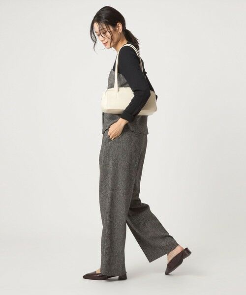 green label relaxing / グリーンレーベル リラクシング スラックス・ドレスパンツ | ［size SHORTあり］メランジツイル パンツ -ウォッシャブル- | 詳細9