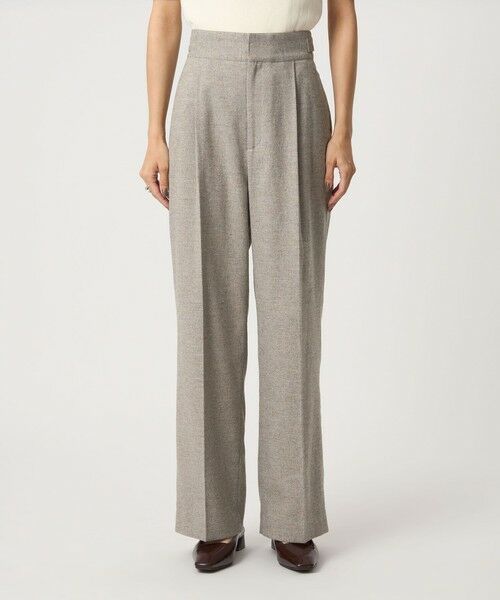 green label relaxing / グリーンレーベル リラクシング スラックス・ドレスパンツ | ［size SHORTあり］メランジツイル パンツ -ウォッシャブル- | 詳細28