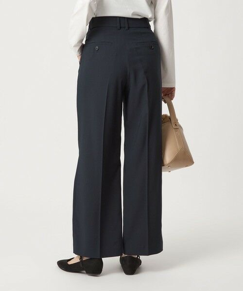 green label relaxing / グリーンレーベル リラクシング スラックス・ドレスパンツ | ［size SHORT/TALLあり］キチントボトムス カバー ワイド パンツ | 詳細11