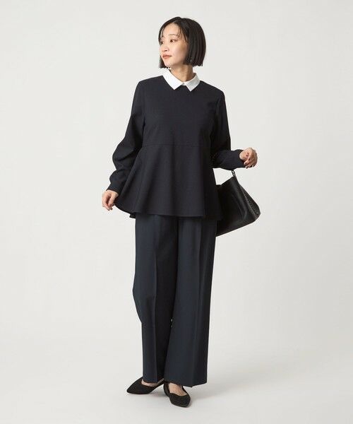 green label relaxing / グリーンレーベル リラクシング スラックス・ドレスパンツ | ［size SHORT/TALLあり］キチントボトムス カバー ワイド パンツ | 詳細14