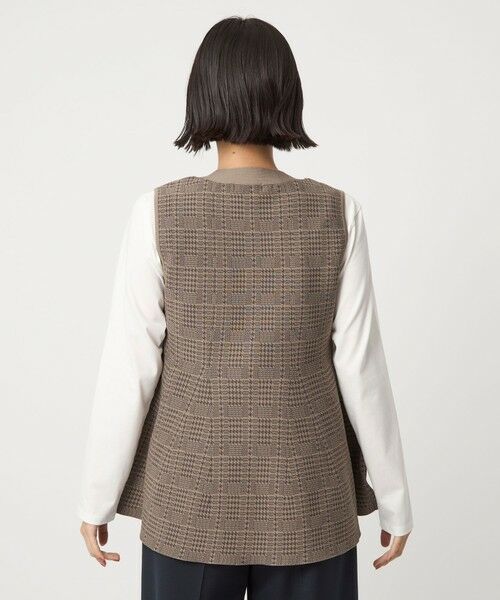 green label relaxing / グリーンレーベル リラクシング ベスト | ペプラム ジレ ニット プルオーバー -ウォッシャブル- | 詳細23