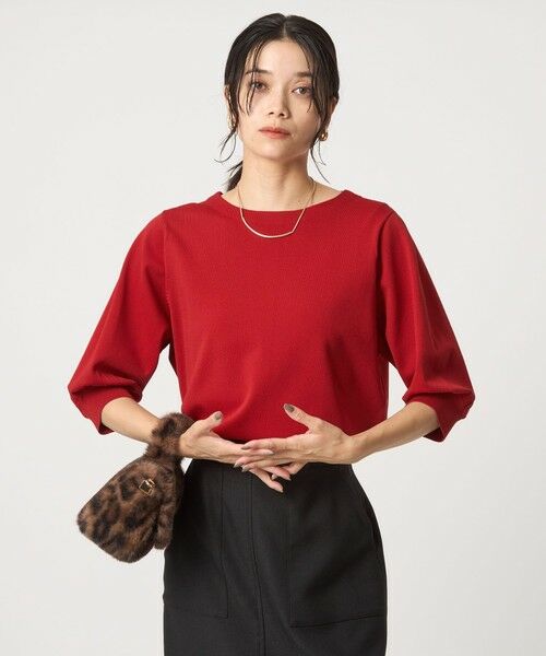 green label relaxing / グリーンレーベル リラクシング ニット・セーター | フォルムスリーブ ニット プルオーバー -ウォッシャブル- | 詳細6