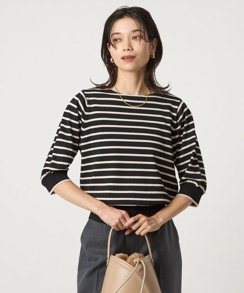 green label relaxing / グリーンレーベル リラクシング ニット・セーター | フォルムスリーブ ニット プルオーバー -ウォッシャブル- | 詳細22