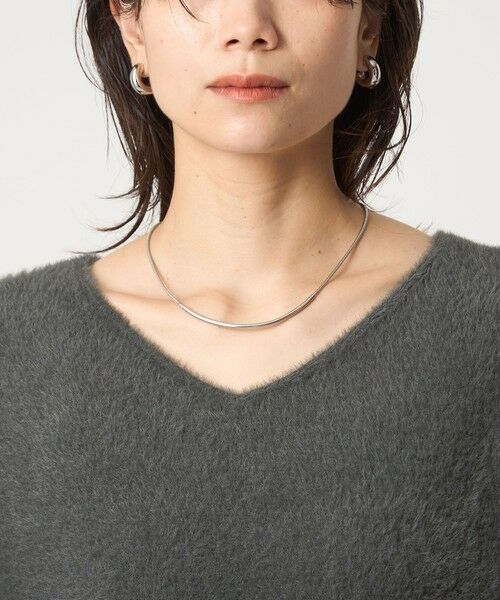 green label relaxing / グリーンレーベル リラクシング ニット・セーター | フラッフフェザー 2WAY ショートスリーブ ニット プルオーバー -ウォッシャブル- | 詳細10