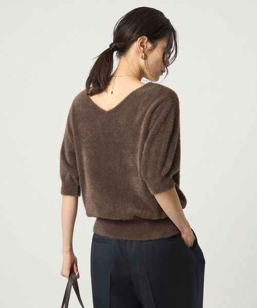 フラッフフェザー 2WAY ショートスリーブ ニット プルオーバー