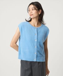 green label relaxing / グリーンレーベル リラクシング ニット・セーター | フラッフフェザー 2WAY フレンチスリーブ ニット -ウォッシャブル-