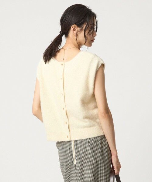 green label relaxing / グリーンレーベル リラクシング ニット・セーター | フラッフフェザー 2WAY フレンチスリーブ ニット -ウォッシャブル- | 詳細5