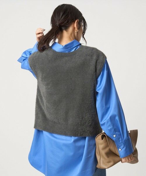 green label relaxing / グリーンレーベル リラクシング ニット・セーター | フラッフフェザー 2WAY フレンチスリーブ ニット -ウォッシャブル- | 詳細15