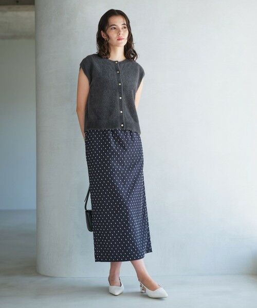 green label relaxing / グリーンレーベル リラクシング ニット・セーター | フラッフフェザー 2WAY フレンチスリーブ ニット -ウォッシャブル- | 詳細12