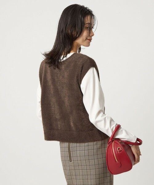 green label relaxing / グリーンレーベル リラクシング ニット・セーター | フラッフフェザー 2WAY フレンチスリーブ ニット -ウォッシャブル- | 詳細19