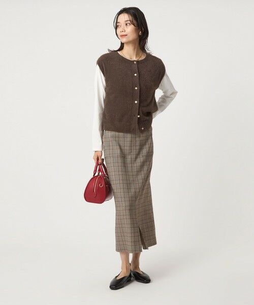 green label relaxing / グリーンレーベル リラクシング ニット・セーター | フラッフフェザー 2WAY フレンチスリーブ ニット -ウォッシャブル- | 詳細20