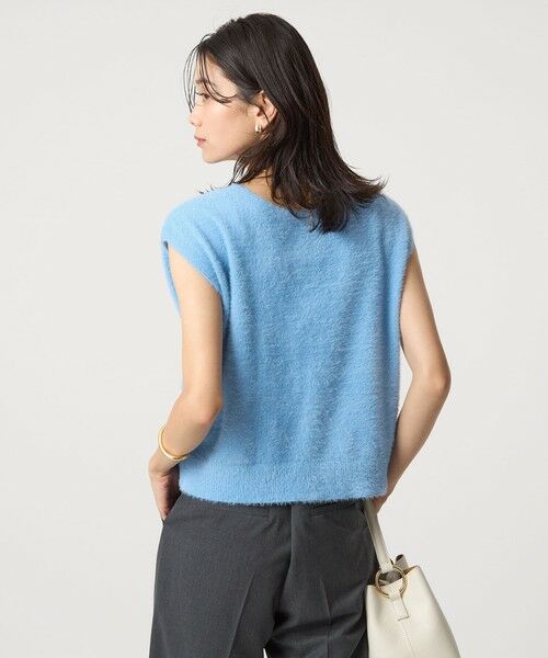 green label relaxing / グリーンレーベル リラクシング ニット・セーター | フラッフフェザー 2WAY フレンチスリーブ ニット -ウォッシャブル- | 詳細25