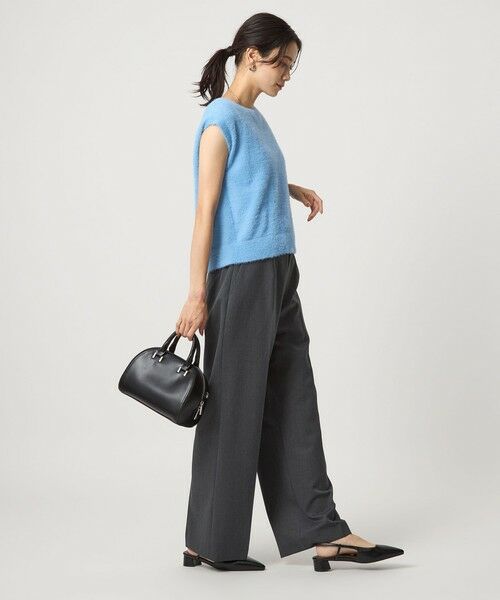 green label relaxing / グリーンレーベル リラクシング ニット・セーター | フラッフフェザー 2WAY フレンチスリーブ ニット -ウォッシャブル- | 詳細30