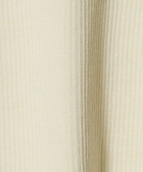 green label relaxing / グリーンレーベル リラクシング ニット・セーター | ＜1_OF MINE＞リブ クルーネック 5分袖 ニット プルオーバー | 詳細8