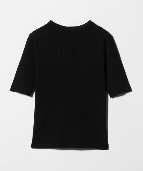 green label relaxing / グリーンレーベル リラクシング ニット・セーター | ＜1_OF MINE＞リブ クルーネック 5分袖 ニット プルオーバー | 詳細14