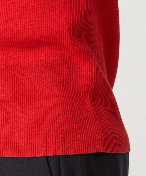 green label relaxing / グリーンレーベル リラクシング ニット・セーター | ＜1_OF MINE＞リブ クルーネック 5分袖 ニット プルオーバー | 詳細24