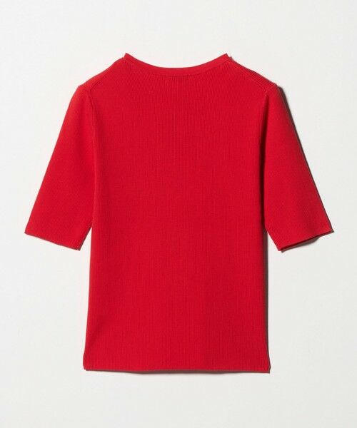 green label relaxing / グリーンレーベル リラクシング ニット・セーター | ＜1_OF MINE＞リブ クルーネック 5分袖 ニット プルオーバー | 詳細27