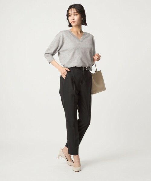 green label relaxing / グリーンレーベル リラクシング ニット・セーター | ブライトフォルム Vネック ニット プルオーバー | 詳細11