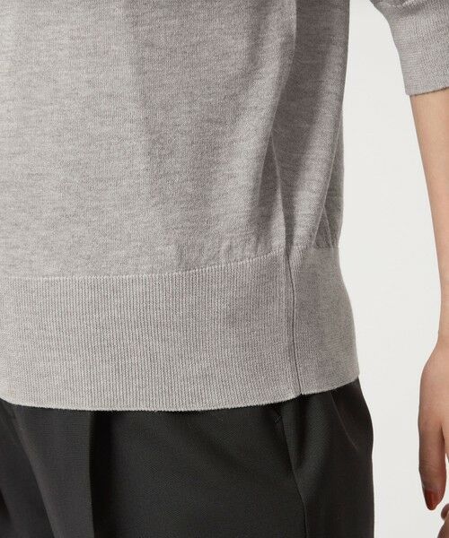 green label relaxing / グリーンレーベル リラクシング ニット・セーター | ブライトフォルム Vネック ニット プルオーバー | 詳細16