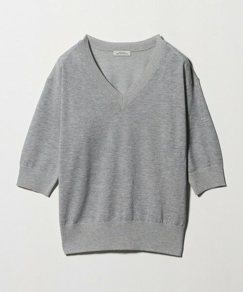 green label relaxing / グリーンレーベル リラクシング ニット・セーター | ブライトフォルム Vネック ニット プルオーバー | 詳細18