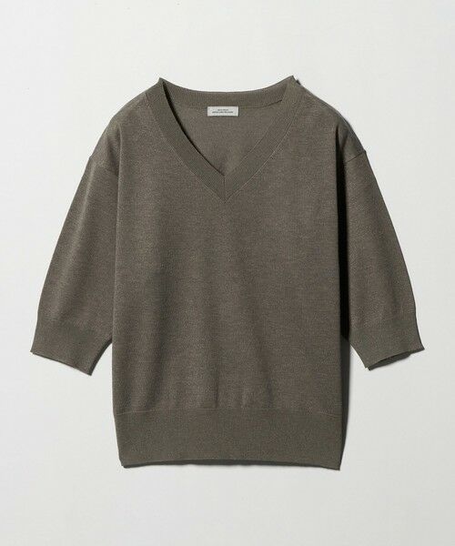 green label relaxing / グリーンレーベル リラクシング ニット・セーター | ブライトフォルム Vネック ニット プルオーバー | 詳細26