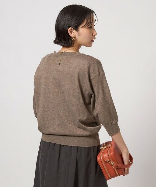 green label relaxing / グリーンレーベル リラクシング ニット・セーター | ブライトフォルム Vネック ニット プルオーバー | 詳細22